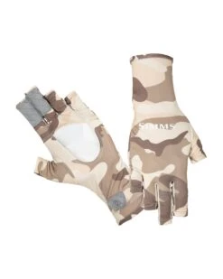 Simms Solarflex Sun Gloves -go fishing 12994 154 bugstopper sunglove woodland camo sandbar s22 001 copy front 1680x f608be56 cce9 423b b624 31b49be51c1f