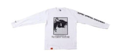 Long Sleeve T-Shirt Misago -go fishing Misago White