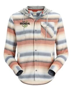 Simms Santee Flannel Hoody With Logo