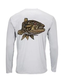 Simms Solar Tech Tee LS -go fishing SolarTech Smallmouth