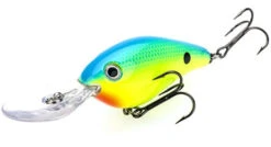 Strike King Pro Model 8XD Crankbaits -go fishing powder blue chartreuse